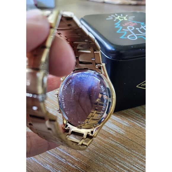 Fossil BQ2362 Fenmore Multifunction Gold-Tone Stainless Steel Watch44 mm(s) - Picture 8 of 10